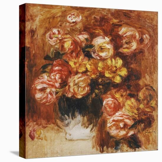 Vase of Roses; Vase De Roses-Pierre-Auguste Renoir-Premier Image Canvas