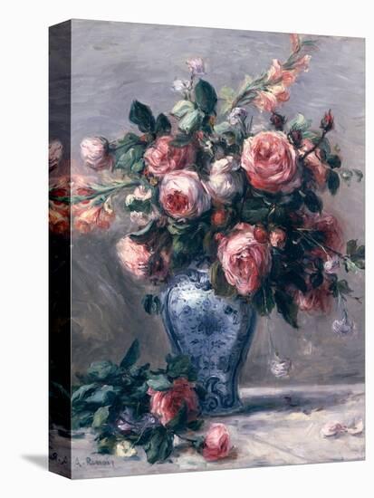 Vase of Roses-Pierre-Auguste Renoir-Premier Image Canvas