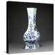 Vase quadrilatéral à décor de personnages et de paysage-null-Premier Image Canvas