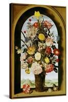 Vase with Flowers in a Window, about 1618-Ambrosius Bosschaert-Premier Image Canvas