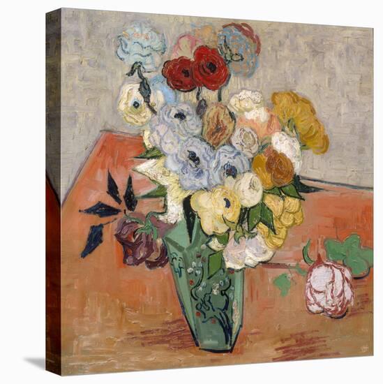 Vase with Roses and Anemones, 1890-Vincent van Gogh-Premier Image Canvas