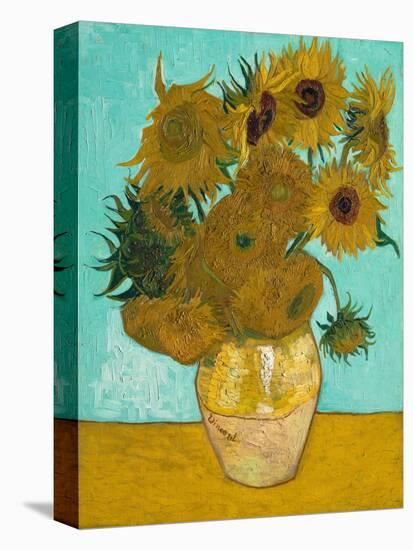 Vase with Sunflowers, 1888-Vincent van Gogh-Premier Image Canvas