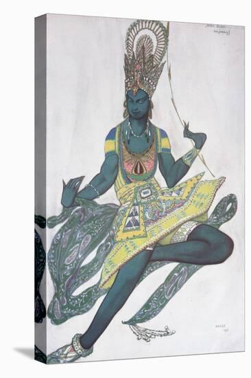 Vaslav Nijinsky. Costume Design for the Ballet Blue God by R. Hahn, 1912-Léon Bakst-Premier Image Canvas
