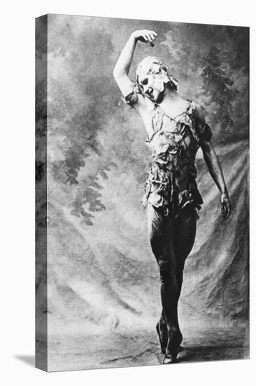 Vaslav Nijinsky, Russian Ballet Dancer, in Le Spectre De La Rose, Paris, 1911-null-Premier Image Canvas