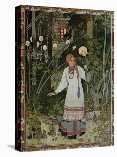 Vassilissa in the Forest, Illustration from the Russian Folk Tale, "The Very Beautiful Vassilissa"-Ivan Bilibin-Premier Image Canvas