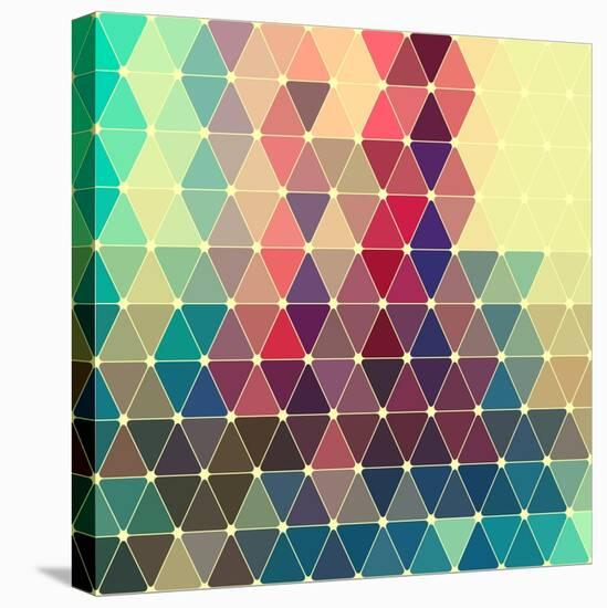 Vector Abstract Colorful Geometric Pattern-Maksim Krasnov-Stretched Canvas