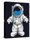 Vector Astronaut Design-braingraph-Stretched Canvas