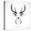 Vector Image of an Deer Head-yod67-Stretched Canvas