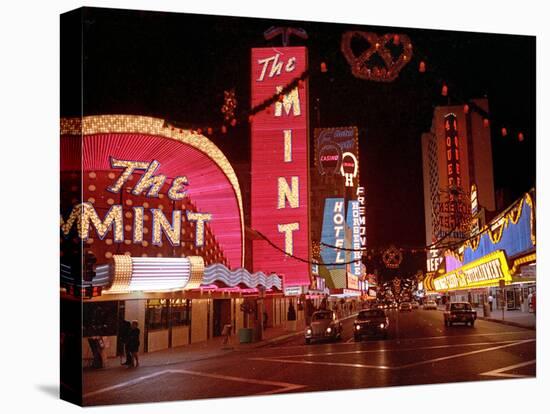 Vegas Strip Lights 1973-null-Premier Image Canvas