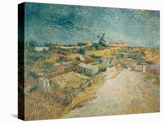 Vegetable Gardens on Montmartre-Vincent van Gogh-Premier Image Canvas