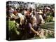 Vegetable Seller, Osh Bazaar, Bishkek, Kyrgyzstan, Central Asia-Upperhall-Premier Image Canvas