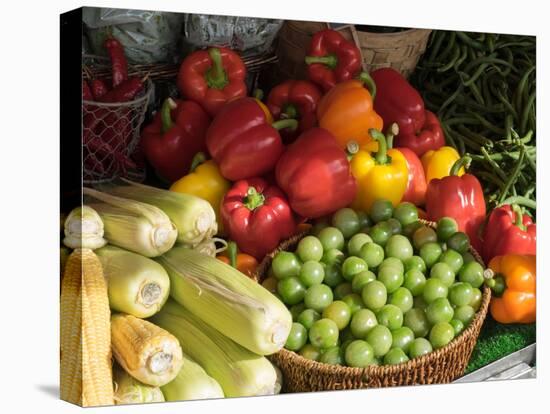 Vegetables for Sale at a Market Stall, Helsinki, Finland-null-Premier Image Canvas
