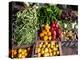 Vegetables for Sale in Souk, Marrakesh, Morocco-null-Stretched Canvas