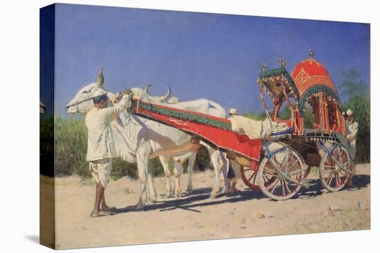 Vehicle of a Rich Family in Delhi, 1874-1876-Vasili Vasilyevich Vereshchagin-Premier Image Canvas