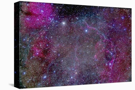 Vela Supernova Remnant in the Center of the Gum Nebula Area of Vela-Stocktrek Images-Premier Image Canvas