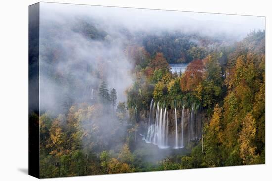 Veliki Prstavci Waterfalls Close to Gradinsko Lake at Dawn, Plitvice Lakes Np, Croatia, October-Biancarelli-Premier Image Canvas