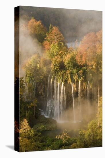 Veliki Prstavci Waterfalls Close to Gradinsko Lake, Dawn, Upper Lakes, Plitvice Lakes Np, Croatia-Biancarelli-Premier Image Canvas