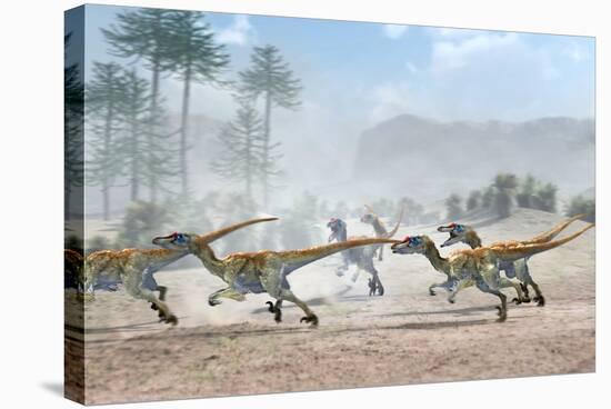 Velociraptor Dinosaurs-Jose Antonio-Premier Image Canvas