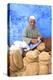 Vendor with Freshly Baked Bread, Rabat, Morocco, North Africa-Neil Farrin-Premier Image Canvas