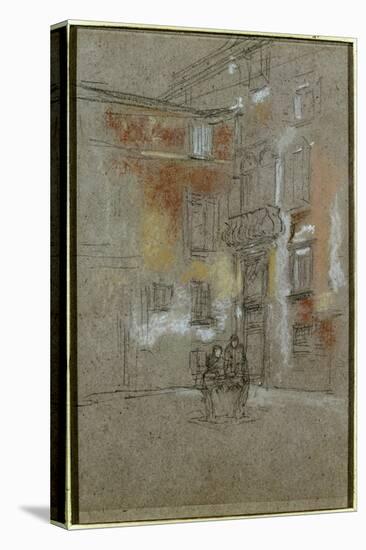 Venetian Courtyard: Corte Bollani, 1880-James Abbott McNeill Whistler-Premier Image Canvas