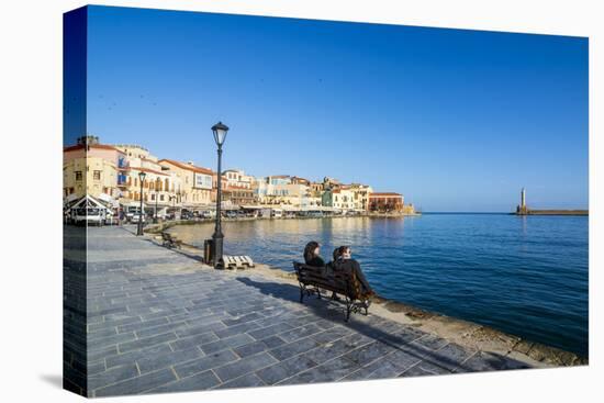 Venetian Harbour of Chania, Crete, Greek Islands, Greece, Europe-Michael Runkel-Premier Image Canvas