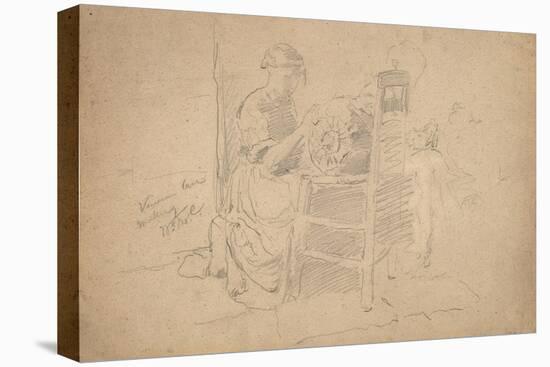 Venetian Lace Making, 1877-8-William Merritt Chase-Premier Image Canvas