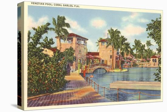 Venetian Pool, Coral Gables, Florida-null-Stretched Canvas