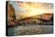 Venetian Sunlight - Accademia Bridge at Sunset-Philippe HUGONNARD-Premier Image Canvas