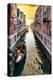 Venetian Sunlight - Along the Canal-Philippe HUGONNARD-Premier Image Canvas