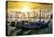 Venetian Sunlight - Evening Gondolas-Philippe HUGONNARD-Premier Image Canvas