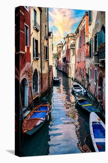 Venetian Sunlight - Iconic Venice Canal-Philippe HUGONNARD-Premier Image Canvas