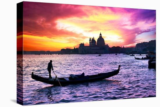 Venetian Sunlight - Majestic Indigo Sunset-Philippe HUGONNARD-Premier Image Canvas