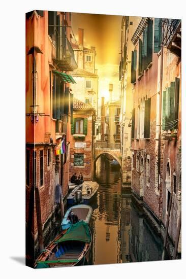 Venetian Sunlight - Rio Tera Secondo Sunset-Philippe HUGONNARD-Premier Image Canvas