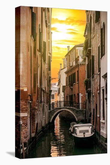 Venetian Sunlight - Small Canal Bridge-Philippe HUGONNARD-Premier Image Canvas