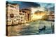 Venetian Sunlight - The Grand Canal-Philippe HUGONNARD-Premier Image Canvas