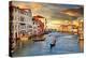 Venetian Sunset-Maugli-l-Stretched Canvas