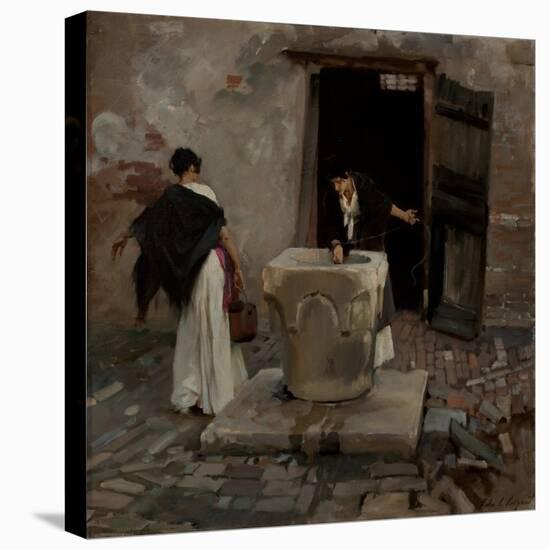 Venetian Water Carriers, 1880-82 (Oil on Canvas)-John Singer Sargent-Premier Image Canvas