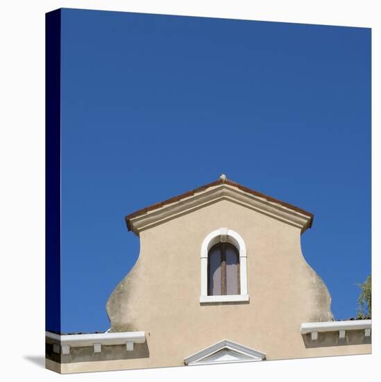 Venice Architectural Detail of Tiled Roof with Arched Window-Mike Burton-Premier Image Canvas