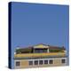 Venice Architectural Detail. Top of Square Building with Tiled Roof and Roof Terrace-Mike Burton-Premier Image Canvas