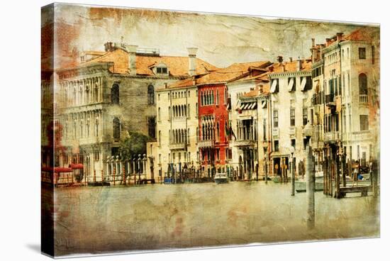 Venice, Artwork In Painting Style-Maugli-l-Stretched Canvas