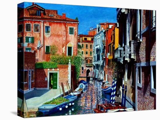 Venice Canal, Dorsoduro, August 2016-Anthony Butera-Premier Image Canvas