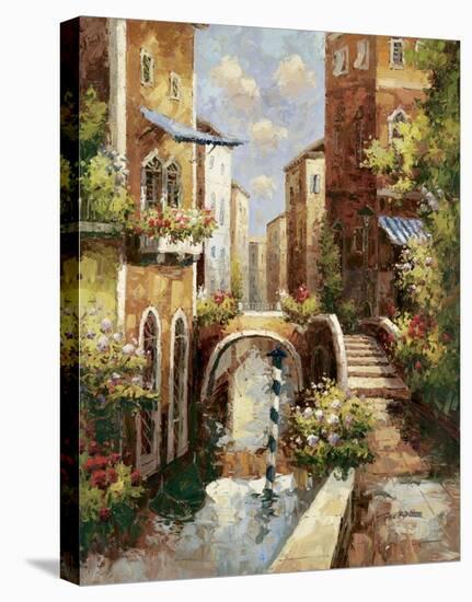 Venice Canal II-Peter Bell-Stretched Canvas