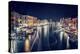 Venice City at Night, Beautiful Majestic Cityscape, Many Glowing Lights in the Buildings over Grand-Anna Omelchenko-Premier Image Canvas
