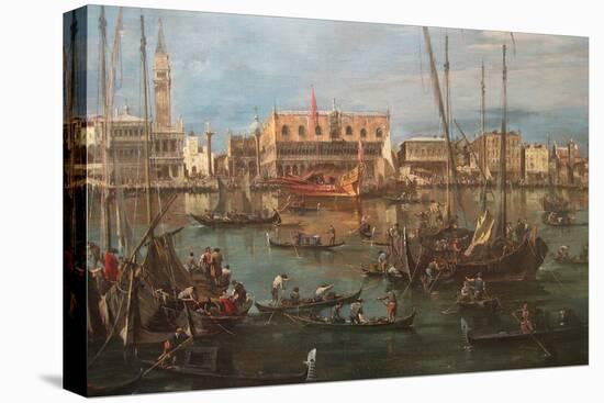 Venice from the Bacino Di San Marco-Francesco Guardi-Stretched Canvas