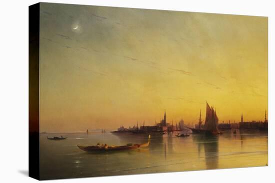 Venice from the Lagoon at Sunset-Ivan Konstantinovich Aivazovsky-Premier Image Canvas