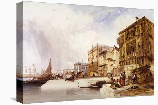 Venice from the Riva Degle Schiavoni, 1841 watercolor-William Callow-Premier Image Canvas