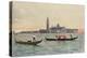 Venice: General View across the Water to the Church of San Giorgio Maggiore-null-Premier Image Canvas