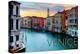 Venice, Italy - Canal View-Lantern Press-Stretched Canvas