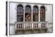 Venice, Italy. Mask and Costumes at Carnival on Balcony-Darrell Gulin-Premier Image Canvas