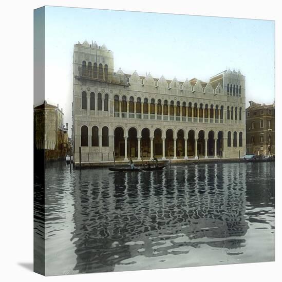 Venice (Italy), the Fondaco Dei Turchi, Reconstructed in 1869, on the Grand Canal, Circa 1890-1895-Leon, Levy et Fils-Premier Image Canvas